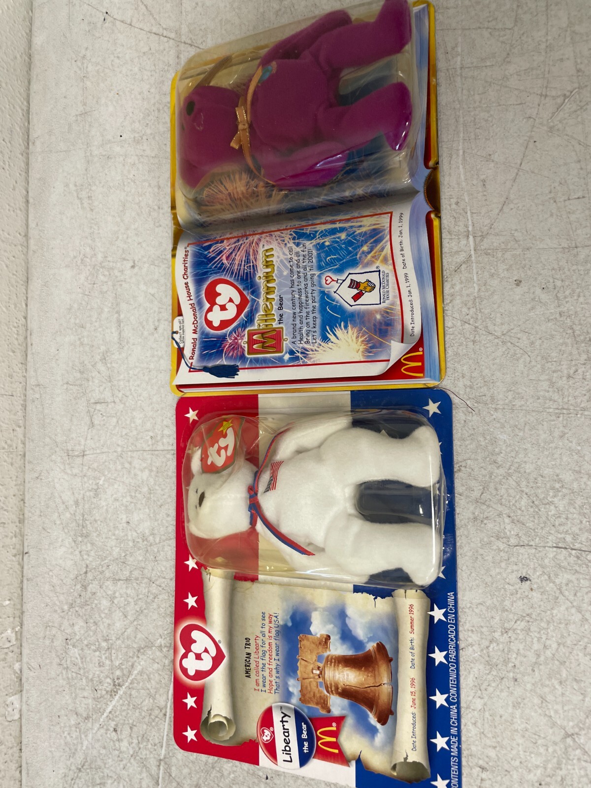 Vintage McDonald’s Ty Beanie Babies Lot – Teenie Beanies Assorted Years