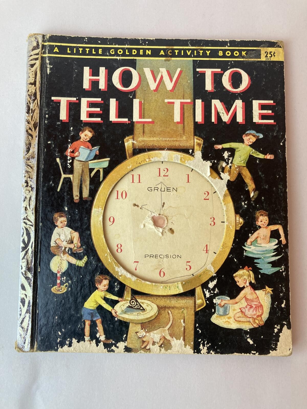 Little Golden Book How to Tell Time 1957 Simon Schuster Hardcover