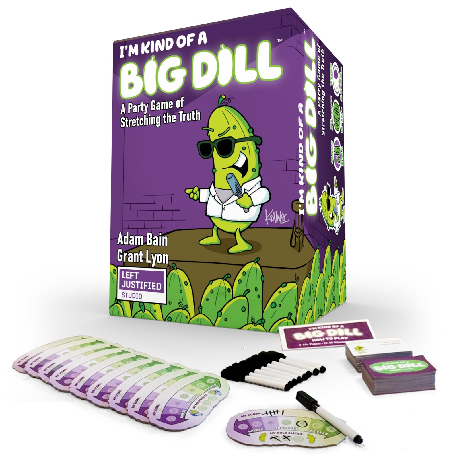 I’m Kind of a Big Dill Card Game for Adults & Teens – Bluffing, Guessing, Fun
