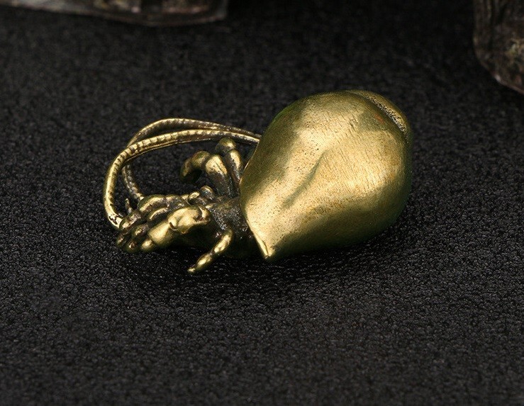 Brass Hermit Crab Hermit Crab Statue Small Sculpture Ornament Decoration Gift*