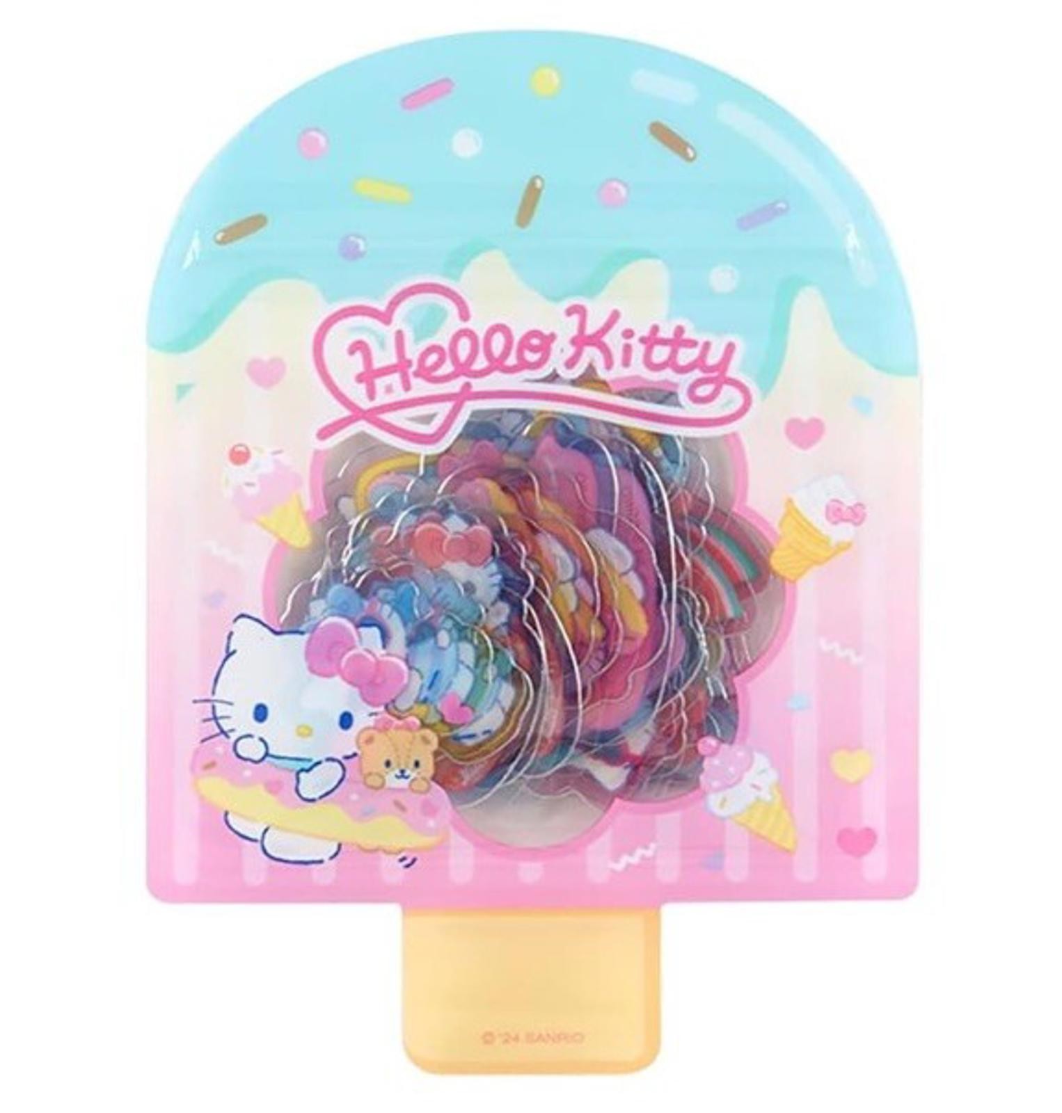 Sanrio Hello Kitty Mini Clear Stickers Summer Popsicle Decal Flakes US SELLER