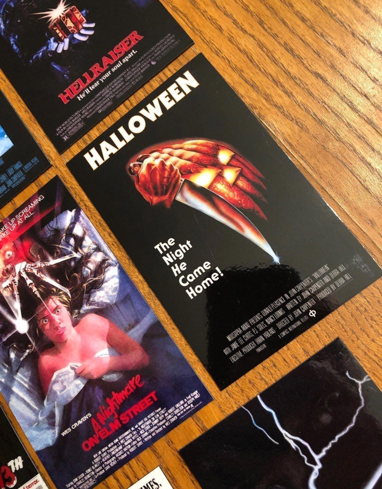 Classic Horror movie fridge magnets