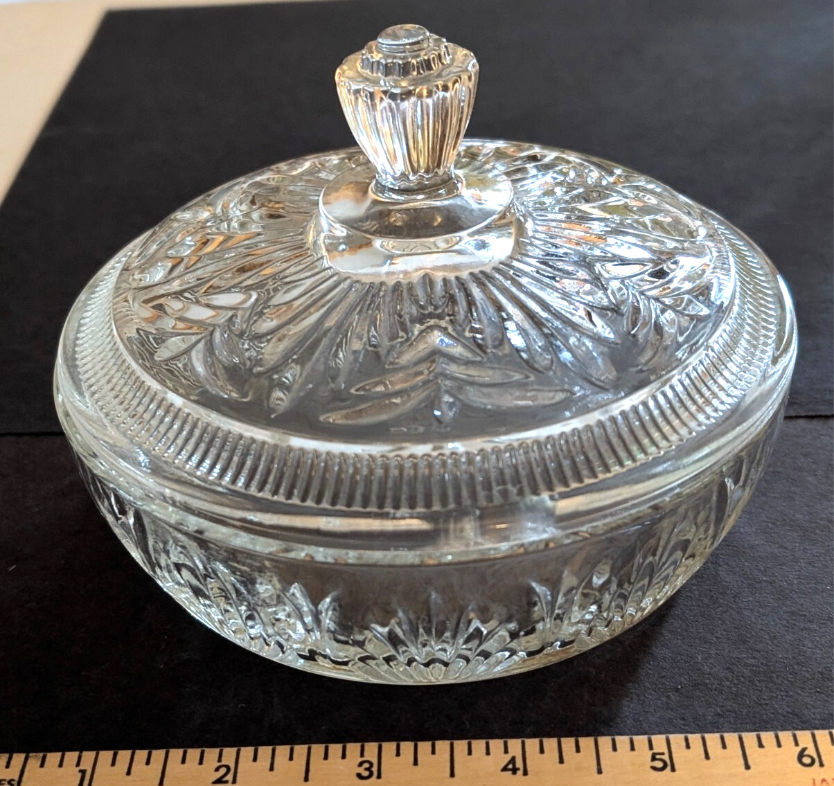 AVON coverd glass bowl