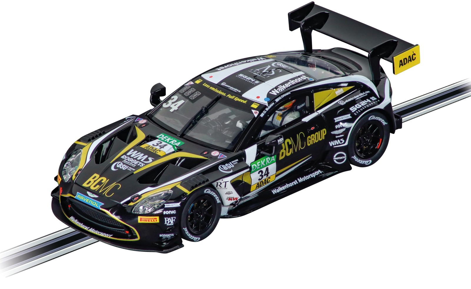 Carrera Aston Martin Vantage GT3 Evo Slot Car, 1:32 Scale Digital 132, No.34