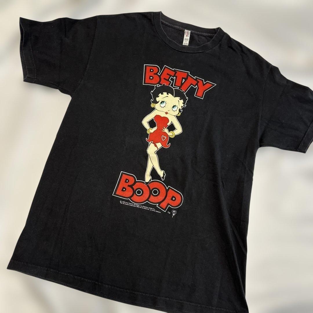 90’s [L] AAA/90s BETTY BOOP T-shirt double-sided print black