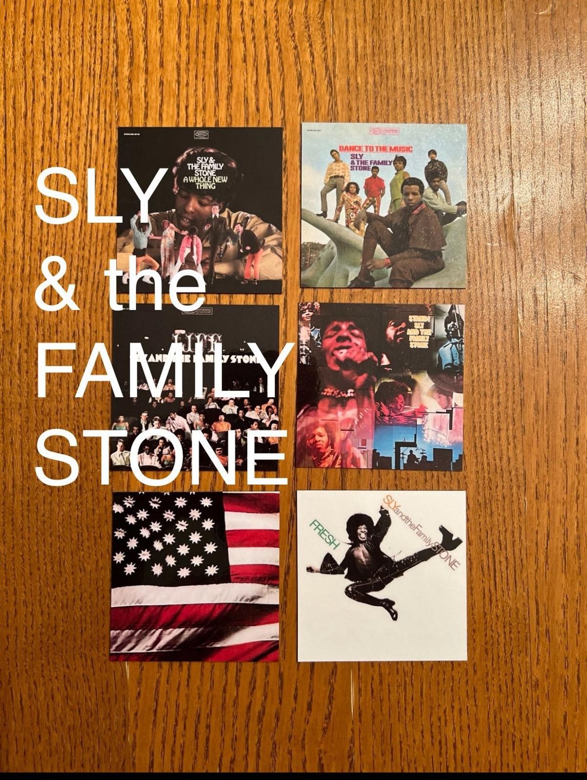 Sly & the Family Stone FRIDGE MAGNETS 60s 70s funk soul classic albums