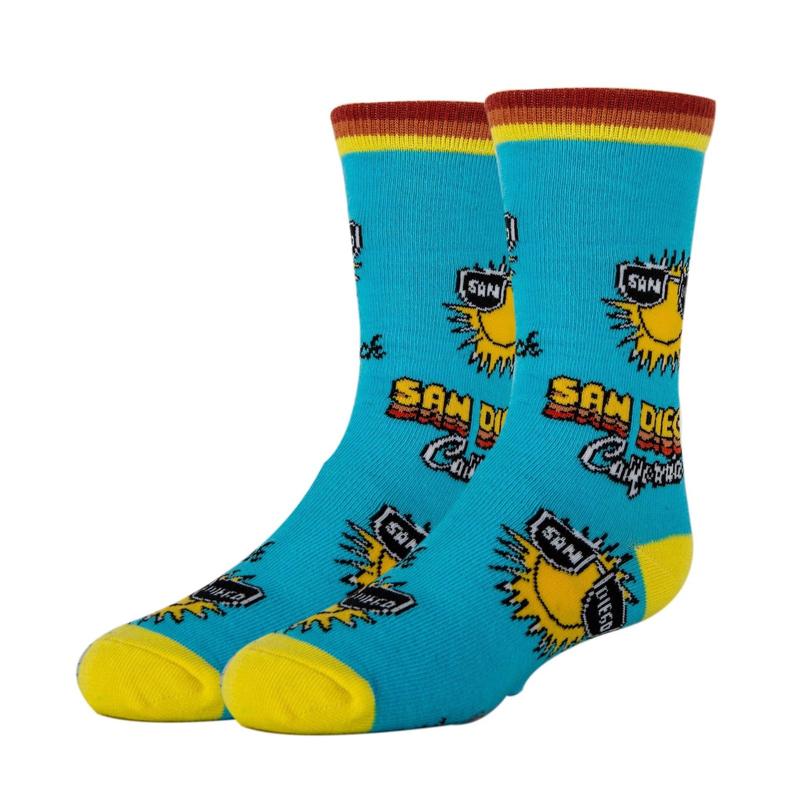 Kids Funny Novelty Crew Socks – San Diego Souvenir Socks for Boys & Girls
