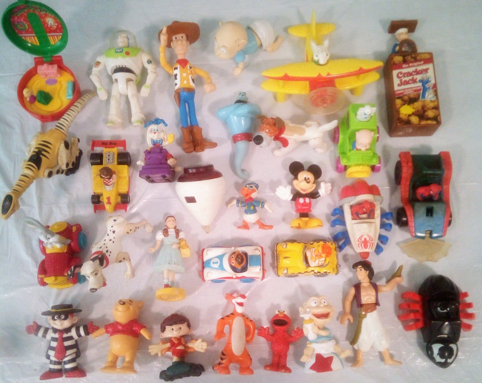Bulk Toy Lot With Mixed Characters, Brands, Types Toys, Resellers Flea Market
