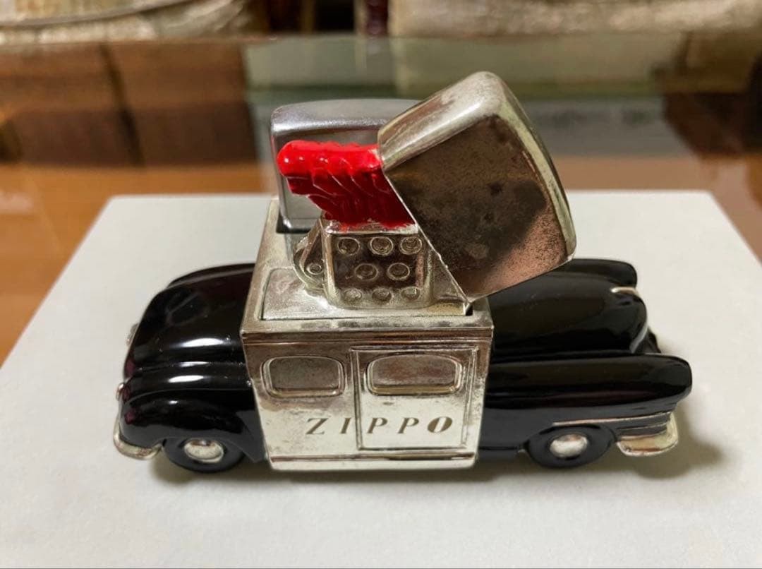 zippo zippoker stand (1998) + zippoker lighter (2001)