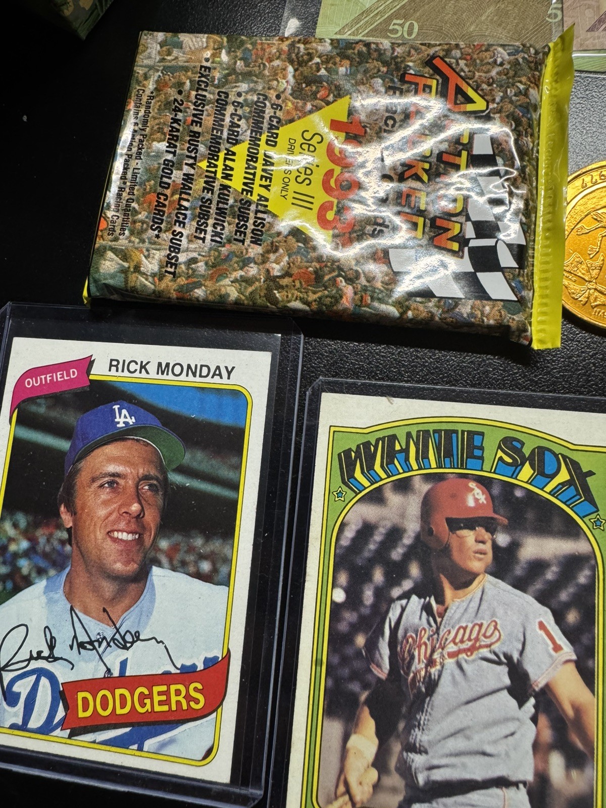 junk drawer lot Coins Cards