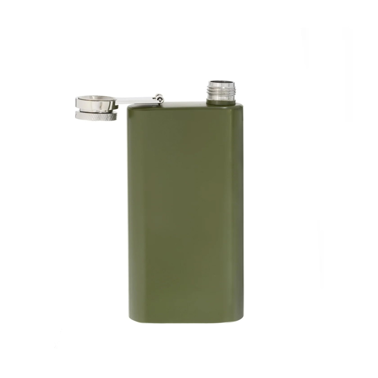 Creative Gifts Spirits Slim Pocket Flask 6 Ounce Green Stainless Steel Drinking