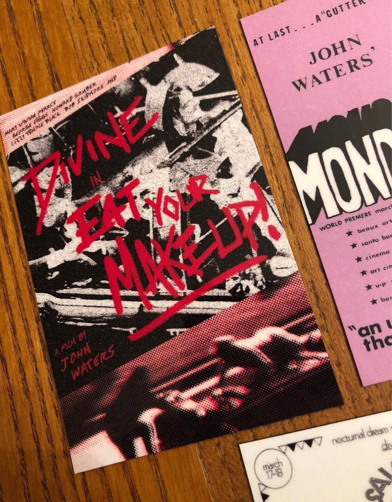 John Waters fridge magnets Movie poster art