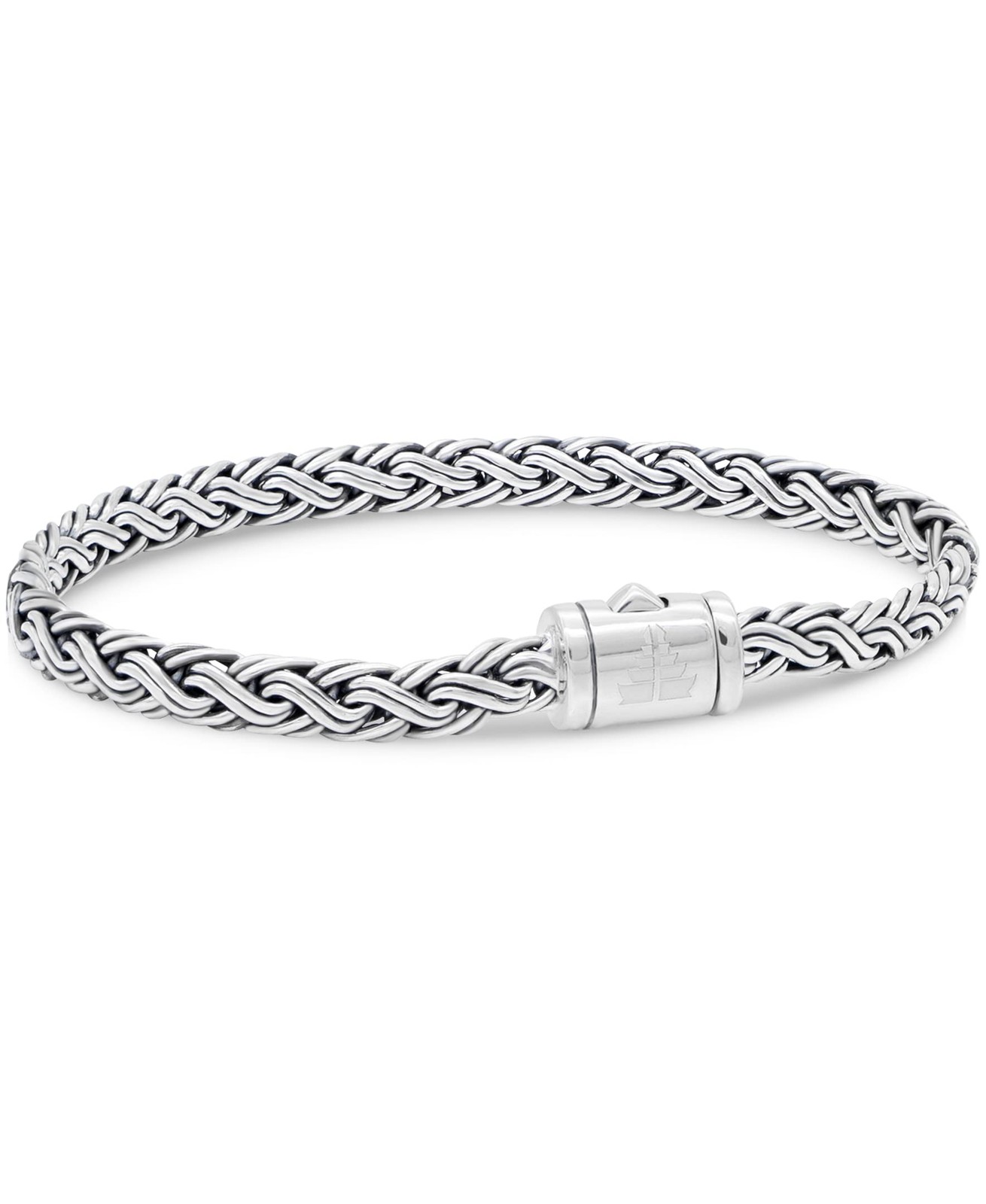 DEVATA Bali 925 Sterling Silver Double Wheat Chain Bracelet 5mm, 7.5″