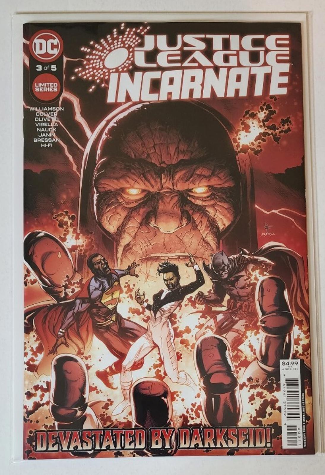 Justice League Incarnate #2 3 4 Cover A DC Comics 2022 NM