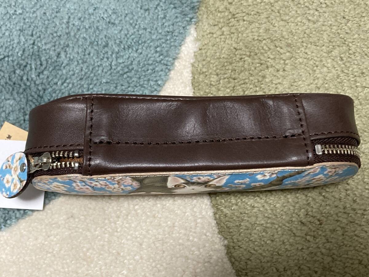 Wachifield Dayan Leather Glasses Case Japan Collectible Gift 6x16x3.5 cm