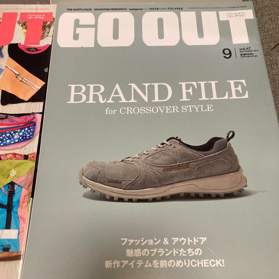 GO OUT Outdoor magazine Lot of 9 JAPANESE Life style Fashion Camp Gear Book