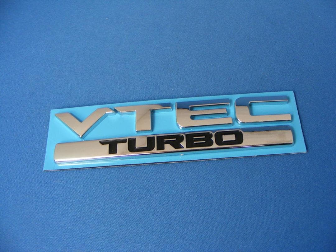 ● V-TEC TURBO ABS chrome plated/black separate specifications!