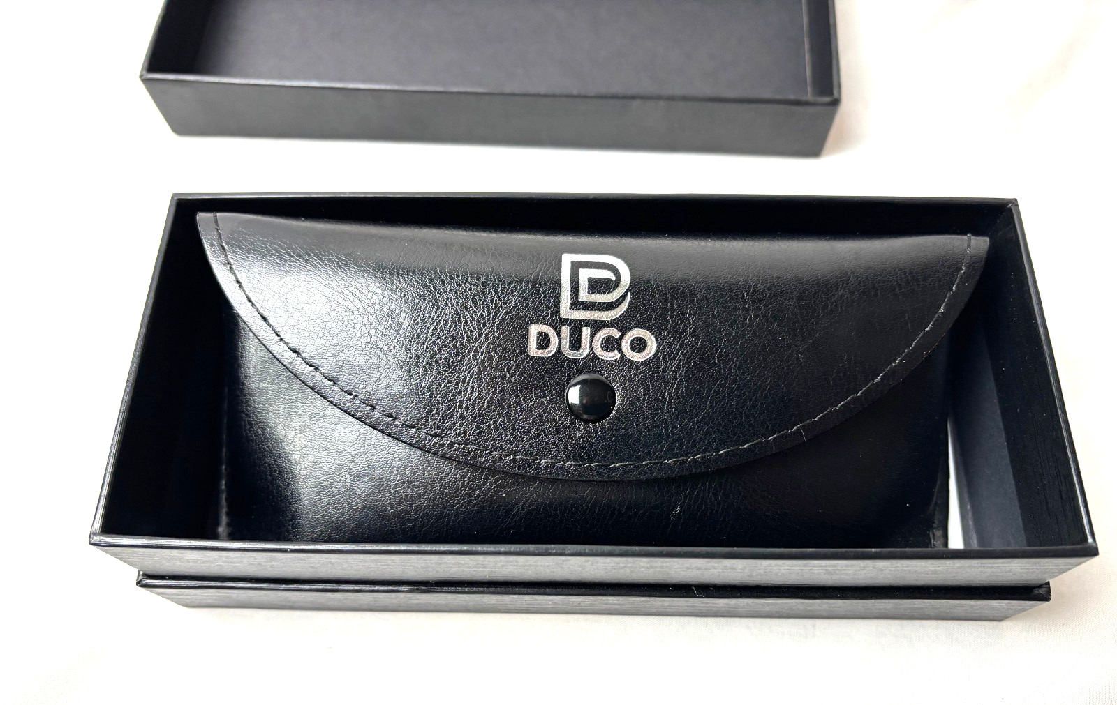 DUCO Polarized Walnut Wooden Sunglasses DC2141, black Lens, Bamboo Temple
