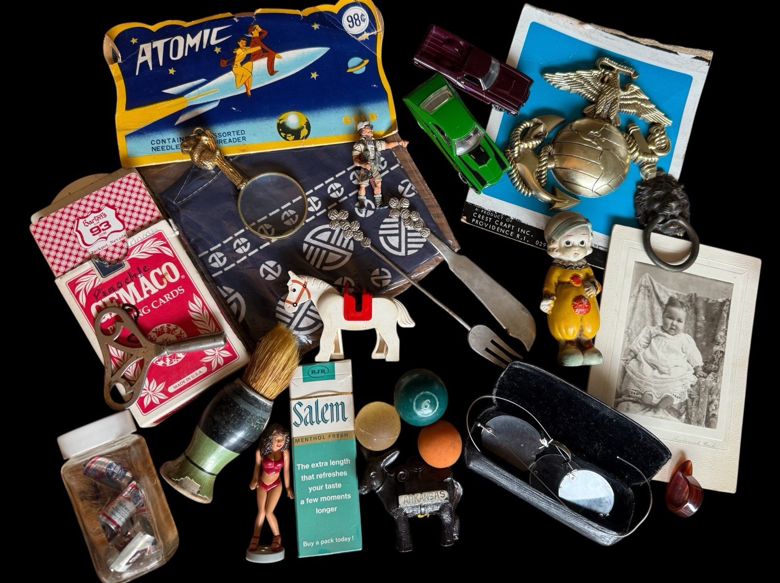 Antique/Vintage JUNK DRAWER BONANZA Fun Mixed Lot