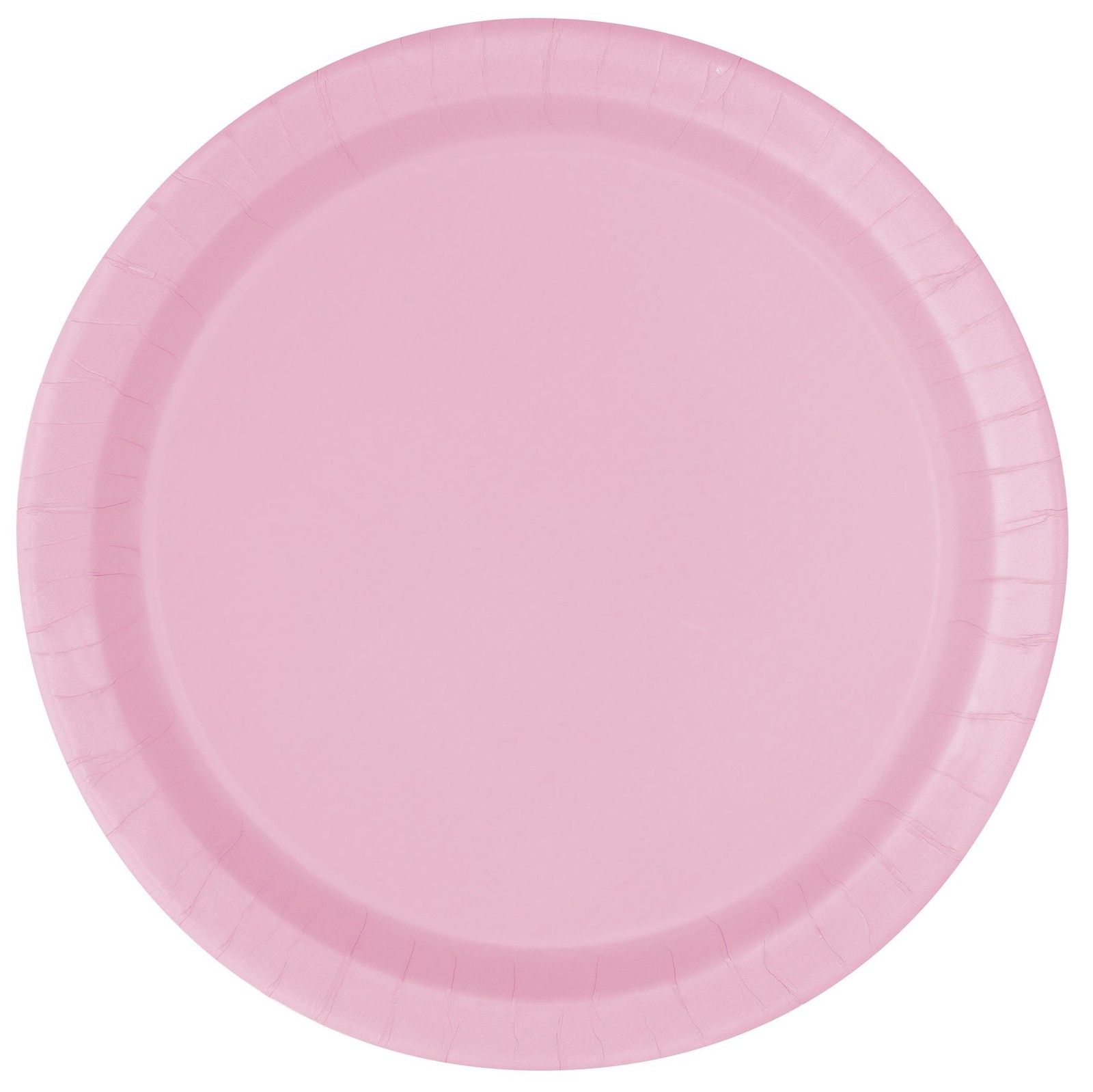 Unique Industries, Cake Paper Plates, 20 Pieces – Light Pink