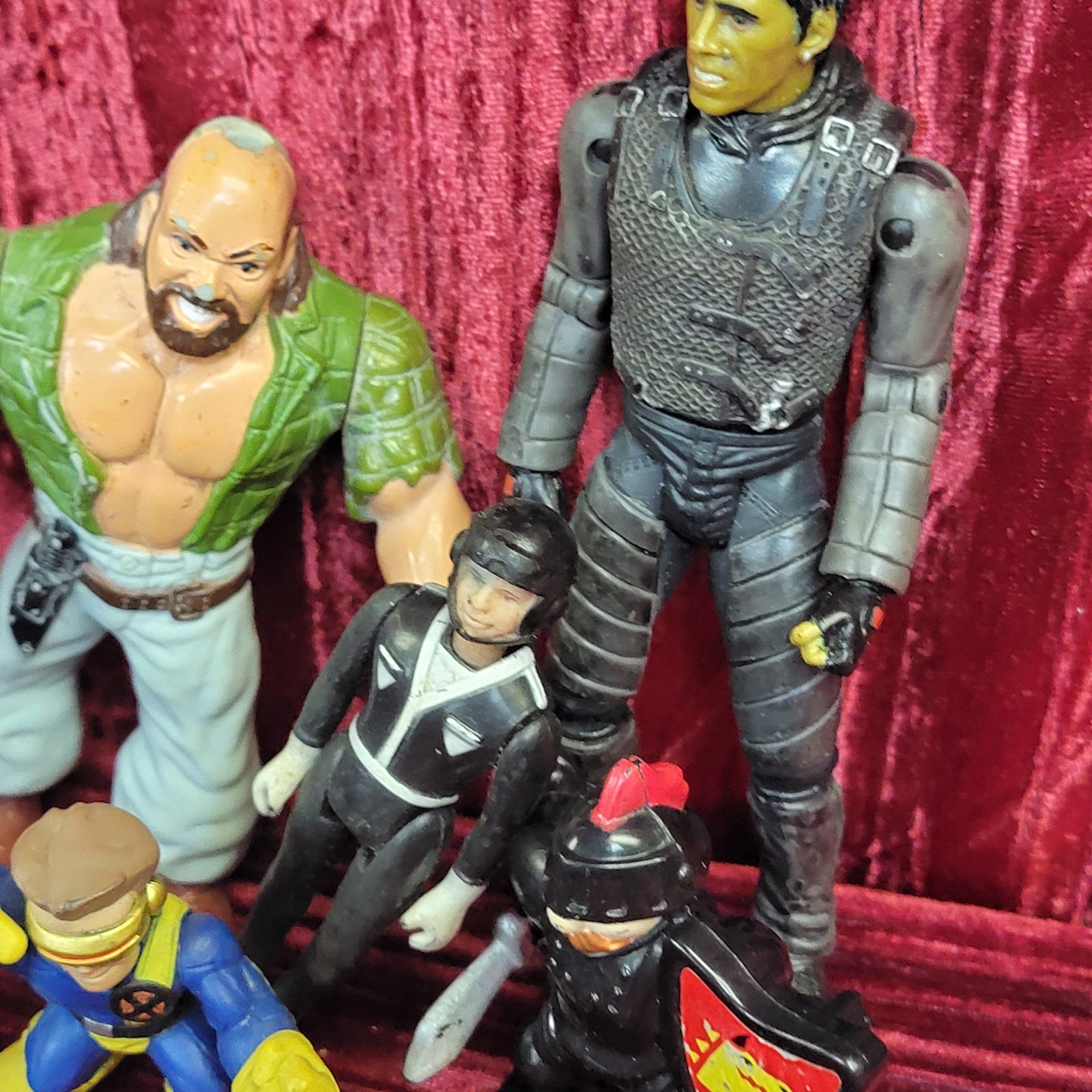Vintage Toy TOYS Lot ACTION FIGURE AS FOUND CHARLIE HEROE PIRATE BIG MIX MINI