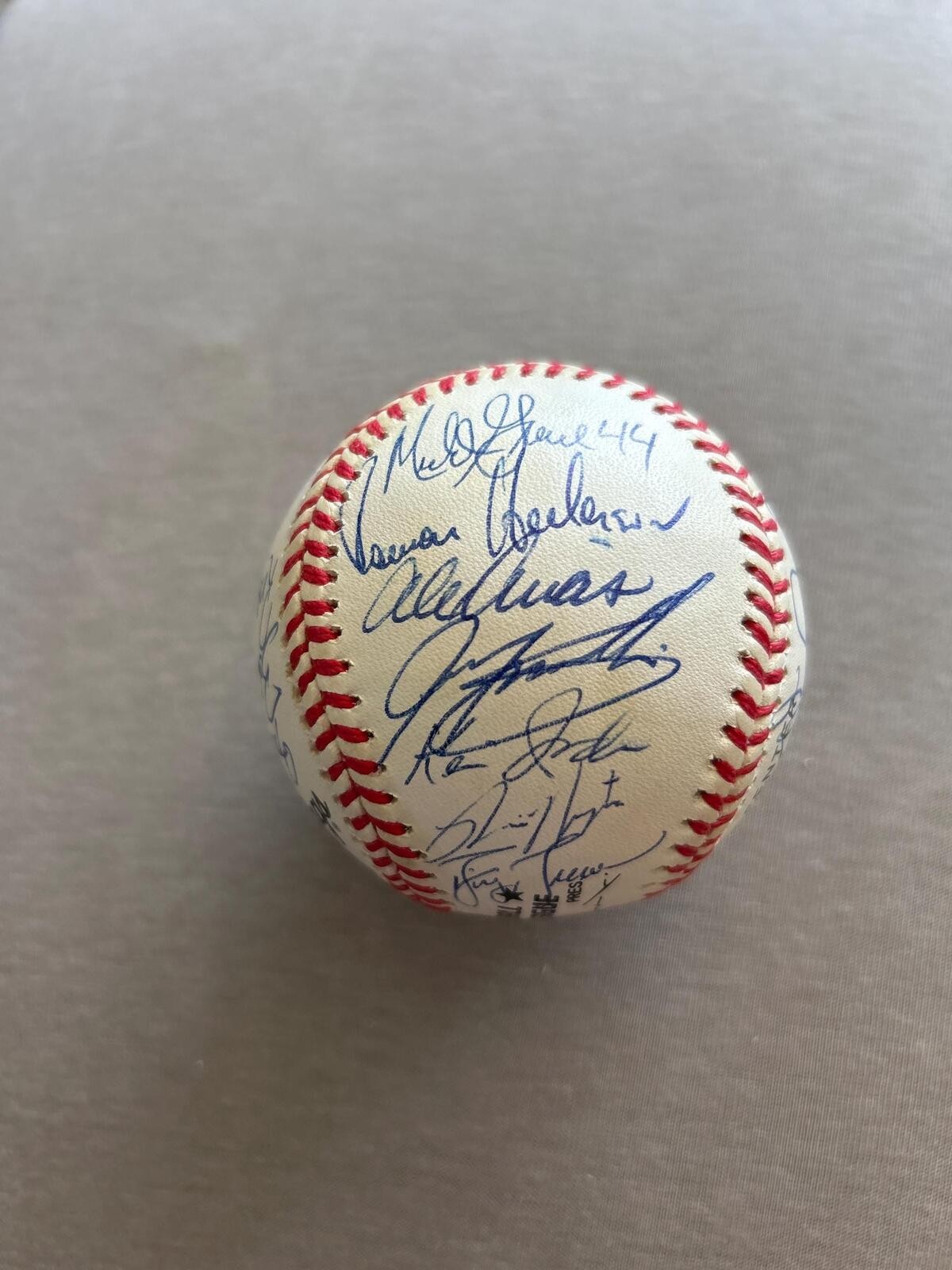 1998 Philadelphia Phillies Team Signed Autograph Baseball (27) Schilling, Rolen