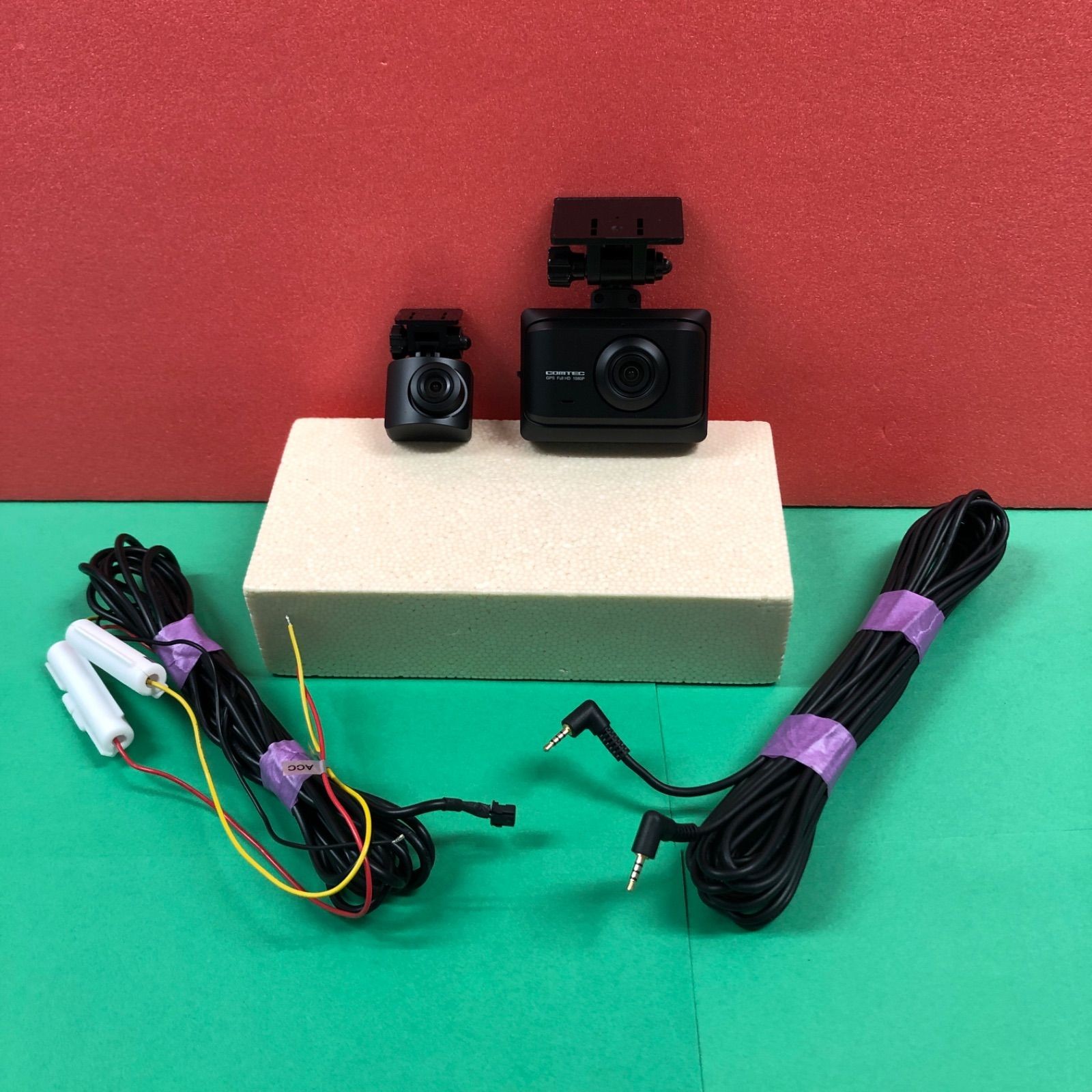 Comtech drive recorder ZDR 016 front and rear 2 cameras drive recorder full HD