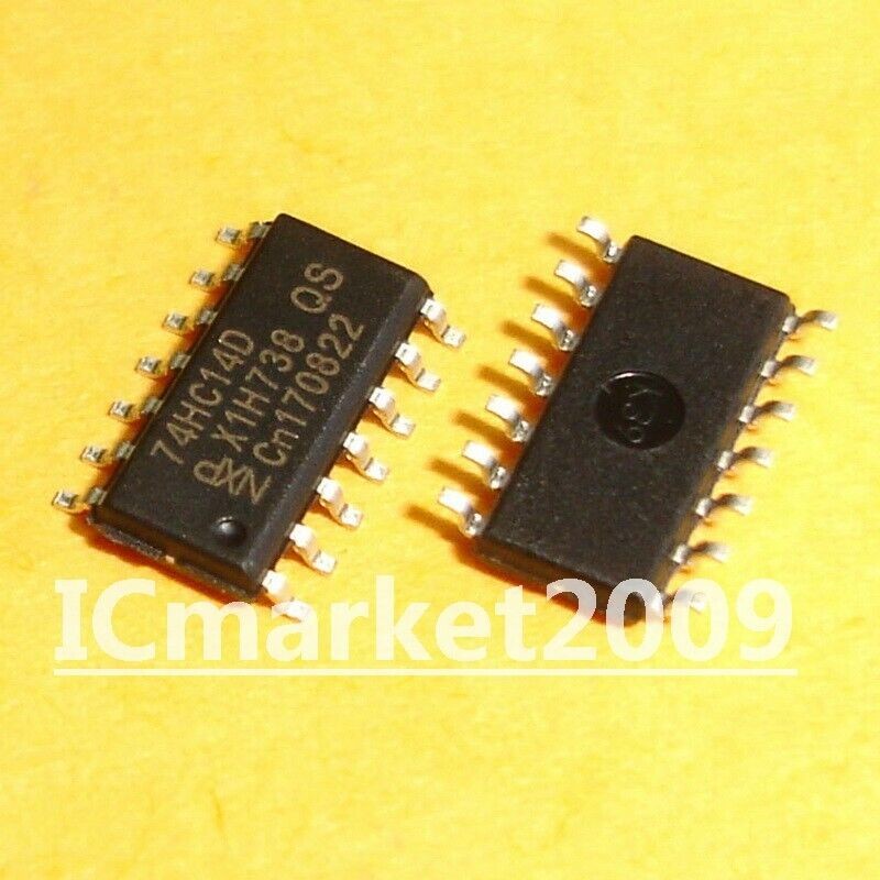 10 PCS 74HC14D SOP-14 74HC14 HC14 Hex Schmitt-Trigger Inverters 14-SOIC Chip IC
