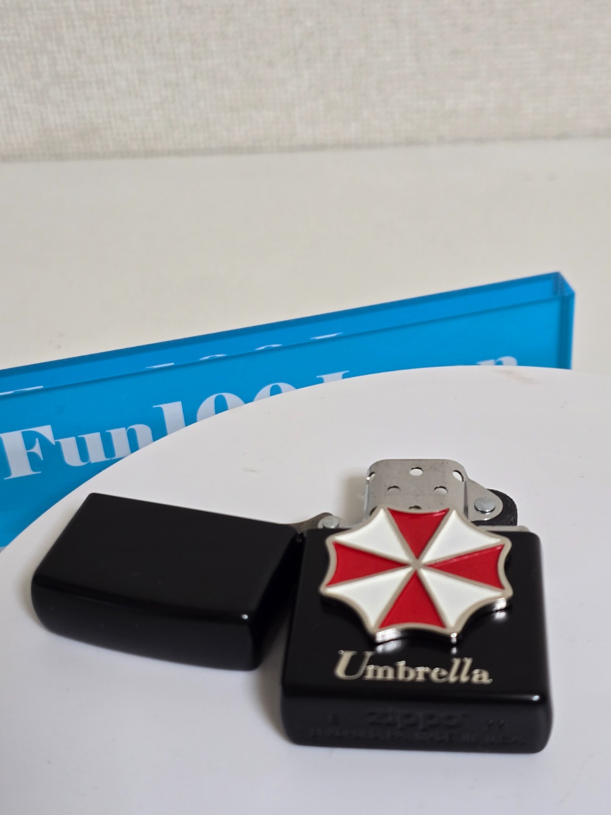 Zippo Resident Evil Umbrella Metal Black Lighter 20th Anniversary limited w/box