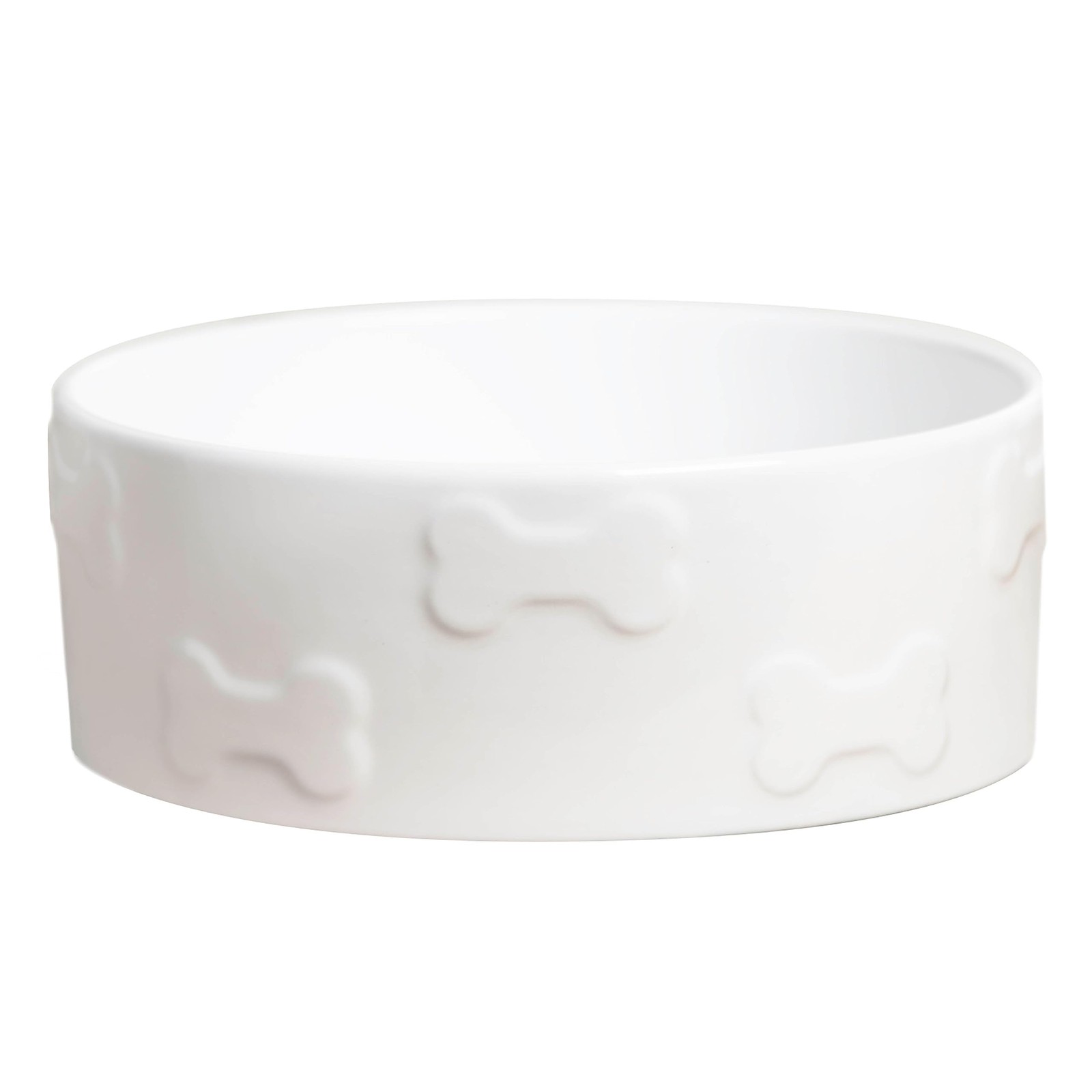 Park Life Designs Pet Bowl | Manor (Large, White)