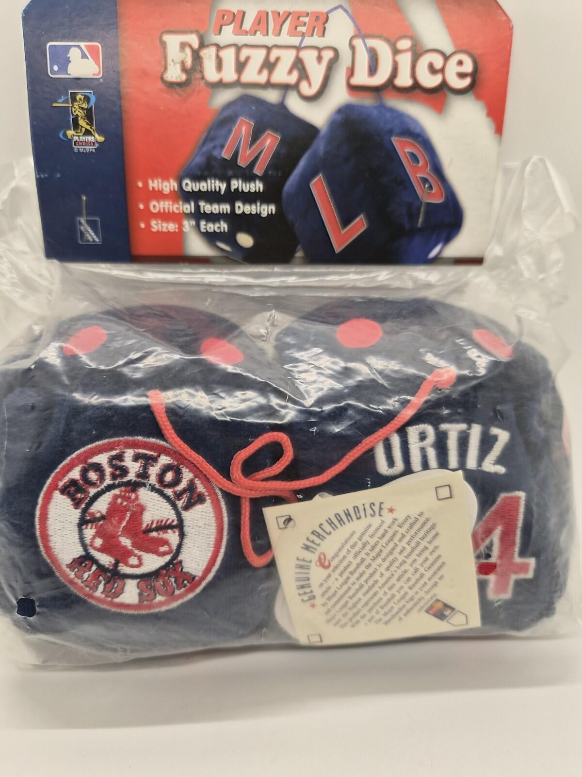 Mlb Player Fuzzy Dice Ortiz In Package