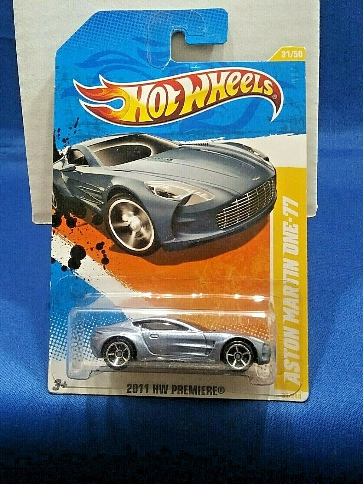 Hot Wheels Aston Martin One-77 2011 HW Premiere Diecast 1:64 Scale Mattel Rare