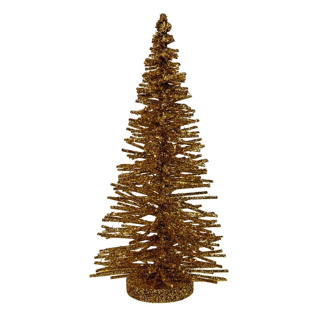 Kurt Adler 11.8″ Gold Glittered Tree with MDF Base.