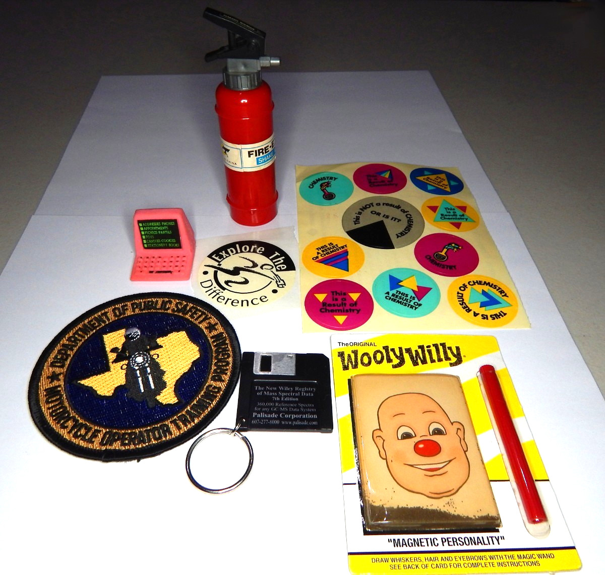Wooly Willy Water Squirter Motorcycle Patch Computer Science Decals Casino Token