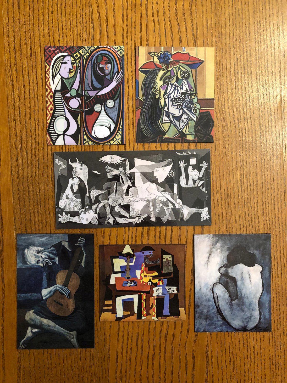 Picasso fridge magnets Art modern genius Pablo Picasso Spain modern art