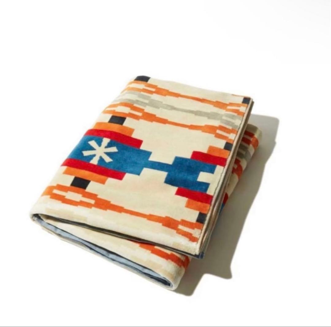 New SP / PENDLETON TOWEL BLANKET One Beige