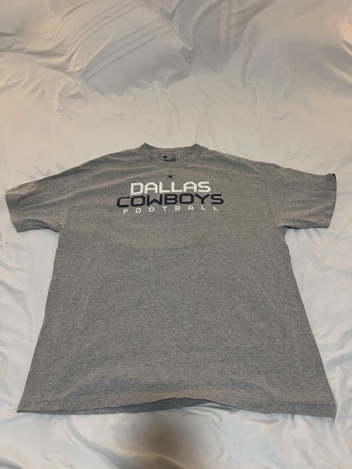 Dallas Cowboys Mens T Shirt Grey Size Large 122