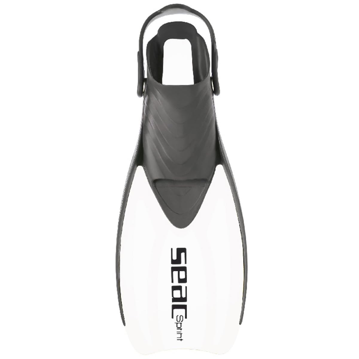 Seac Sprint Adjustable Snorkeling Fins with Rubber Strap for Men Women Children