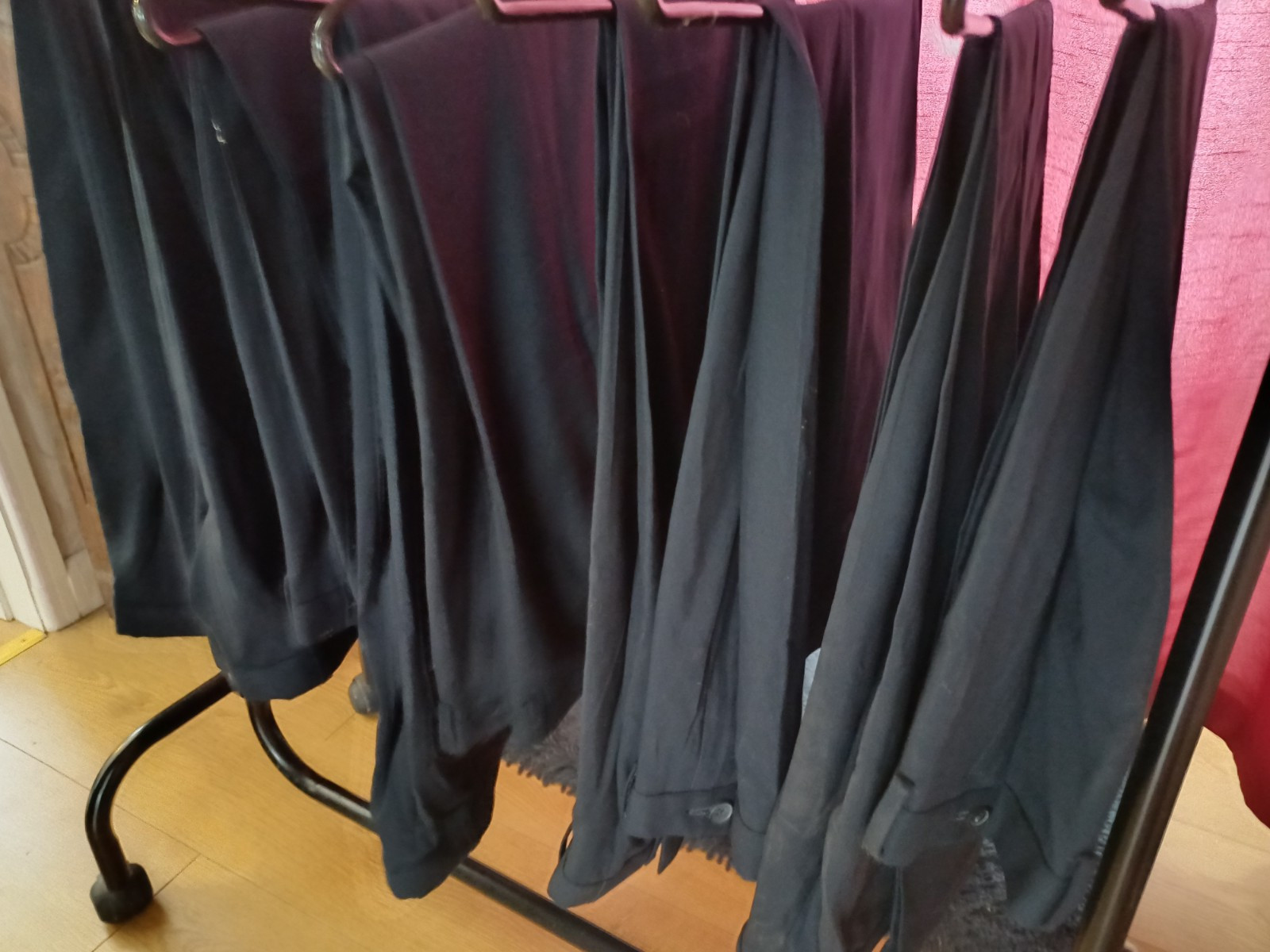 OFFICE ,SCHOOL. WEAR,3 x pairs,Mens navy Blue trousers Waist 36, Inside Leg 31