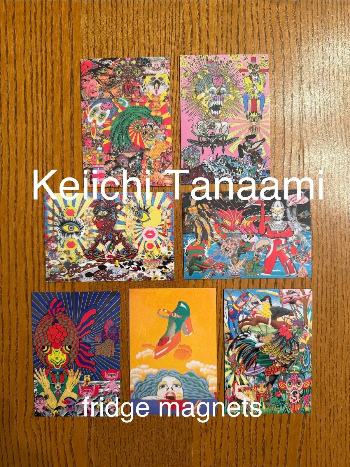Keiichi Tanaami FRIDGE MAGNETS Japan psychedelic art decor Japanese surreal