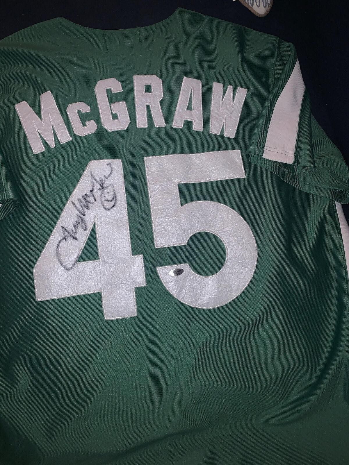 Tug McGraw Signed Autographed #45 Mitchell & Ness 1981 St. Pats Jersey COA