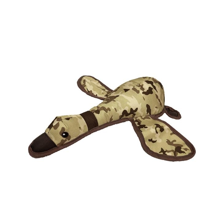 Pet Lou Camo Critters – Mallard Duck Dog Toy, 16-Inch