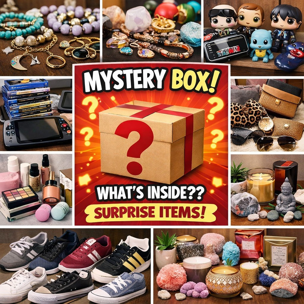 AMAZON Mystery Box Gen Merch. Liquidations Bundles 8- 12 Items – New Free ship