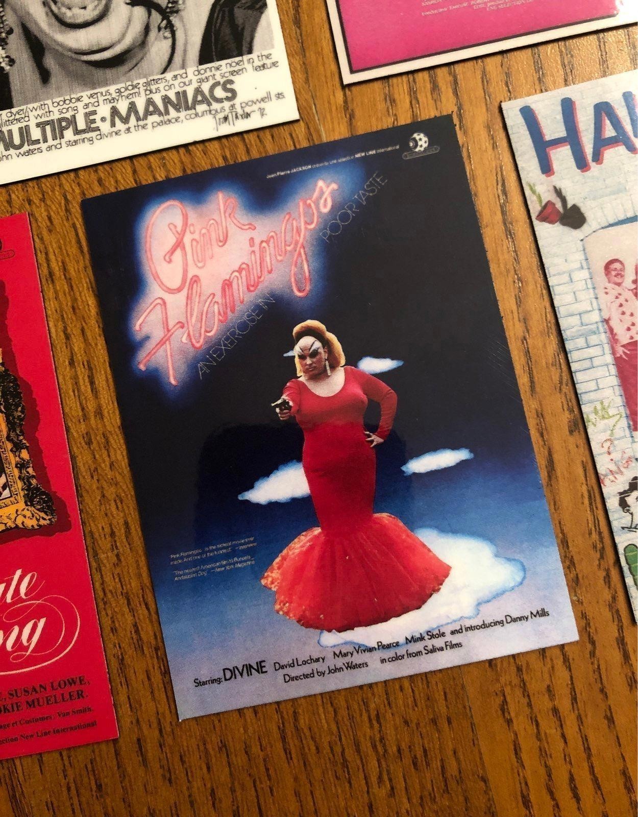 John Waters fridge magnets Movie poster art