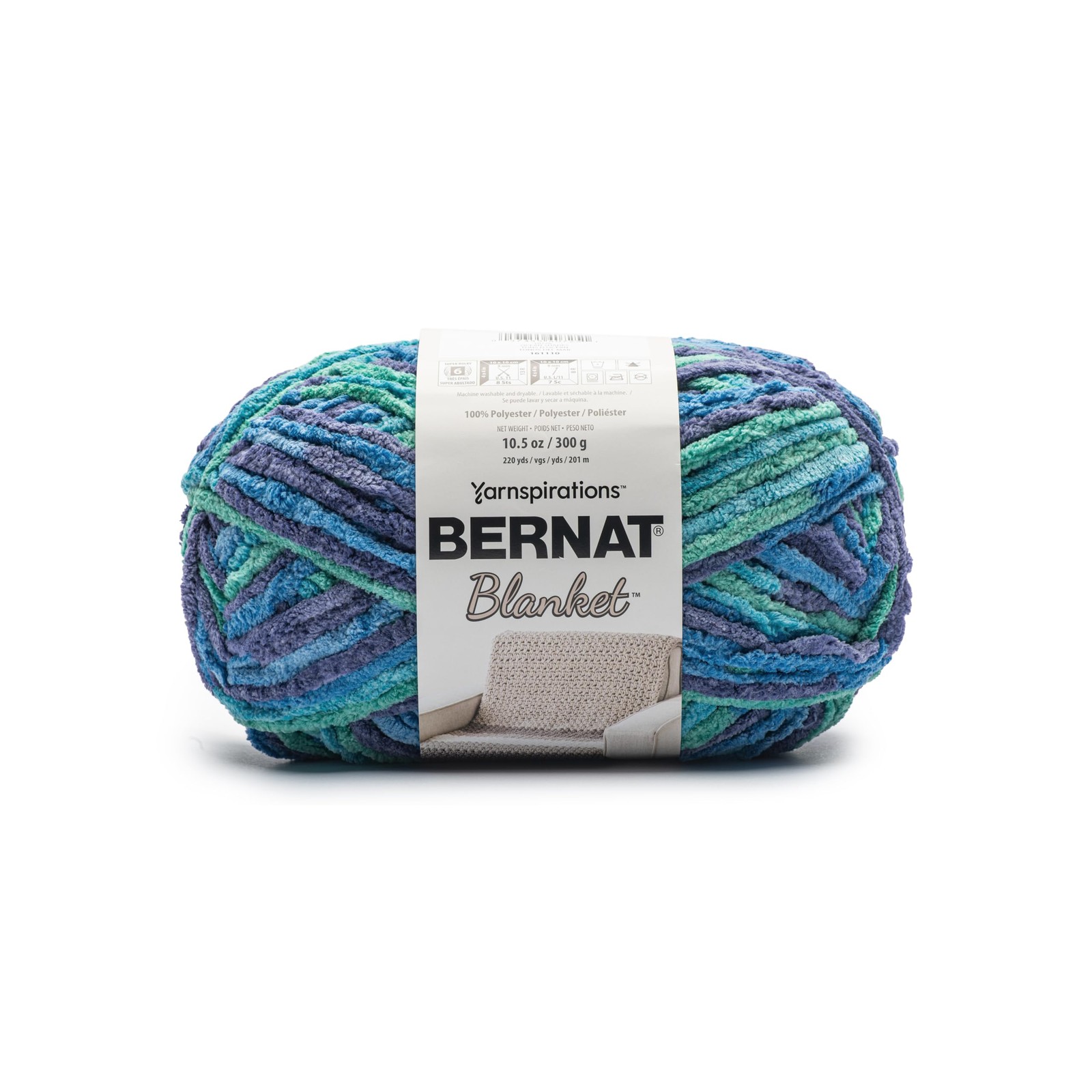 Bernat Blanket Yarn, Ocean Shades