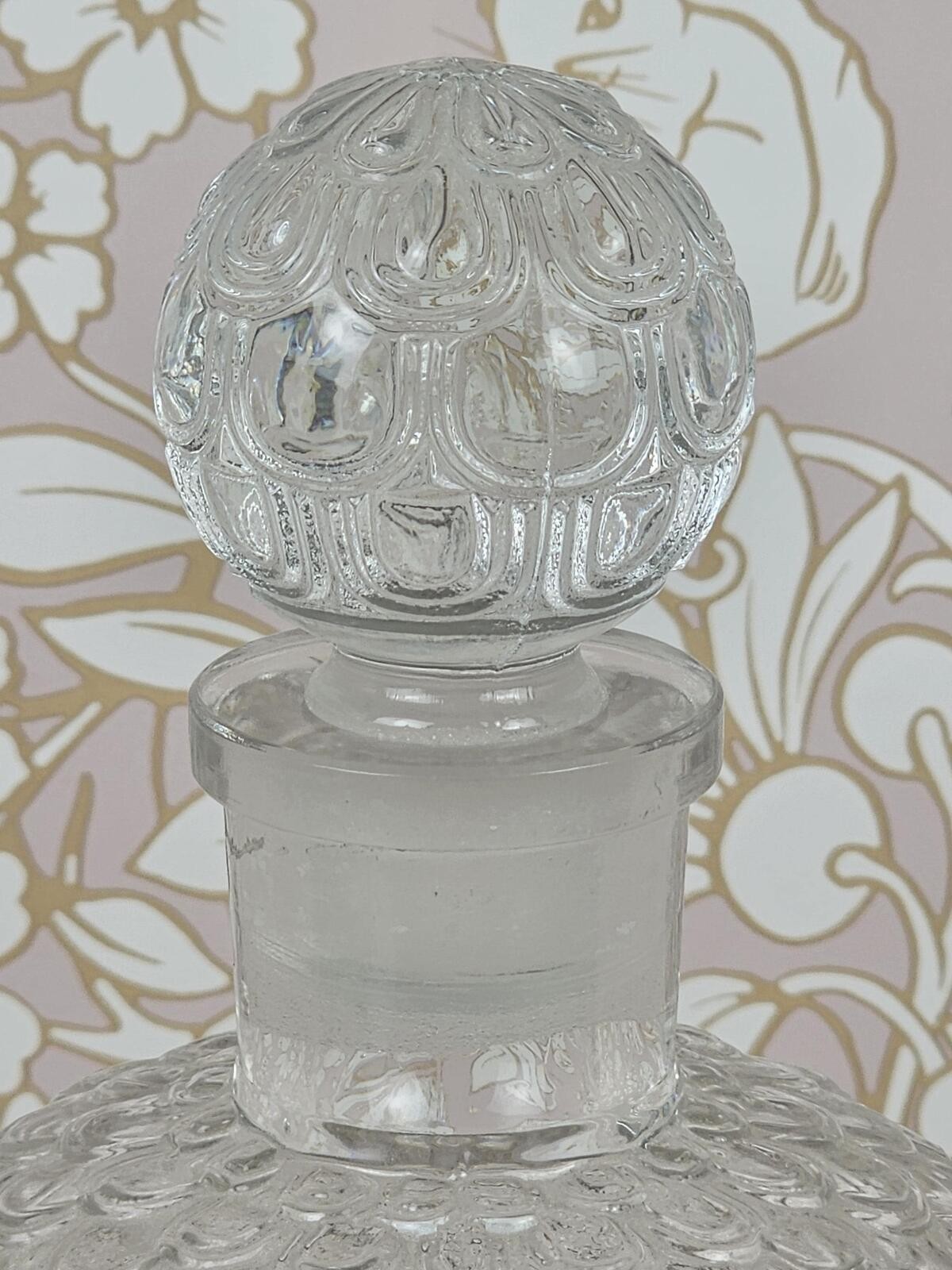 Vintage Guerlain Bee Bottle Made in France Large Glass Perfume Bottle 12 Inch