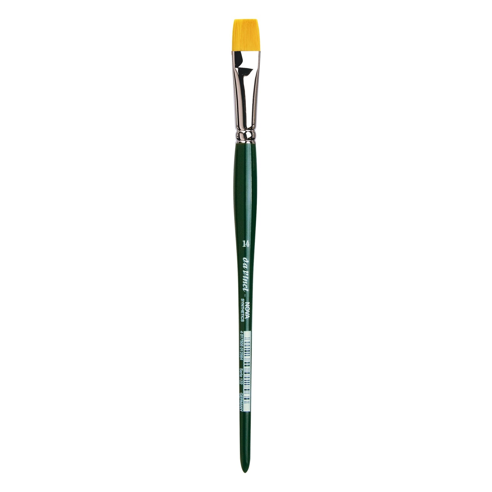da Vinci Nova Series 122 Hobby Brush, Hobby Flat Synthetic, Size 14 (122-14)