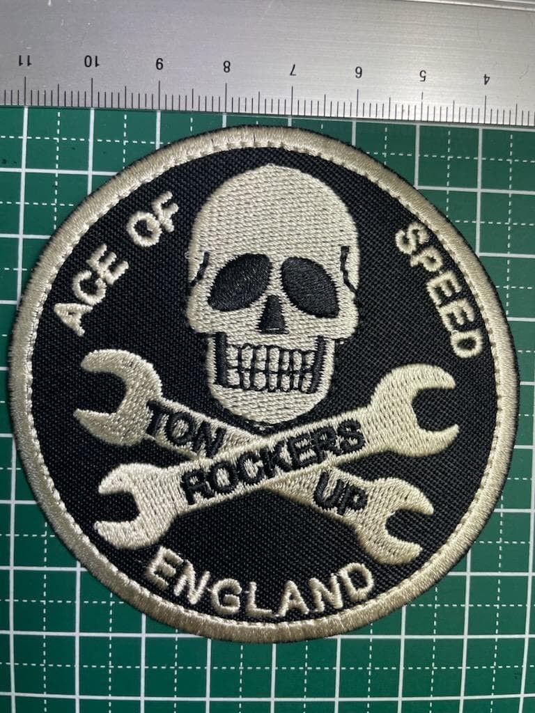 Iron Patch ACE OF SPEED Skull