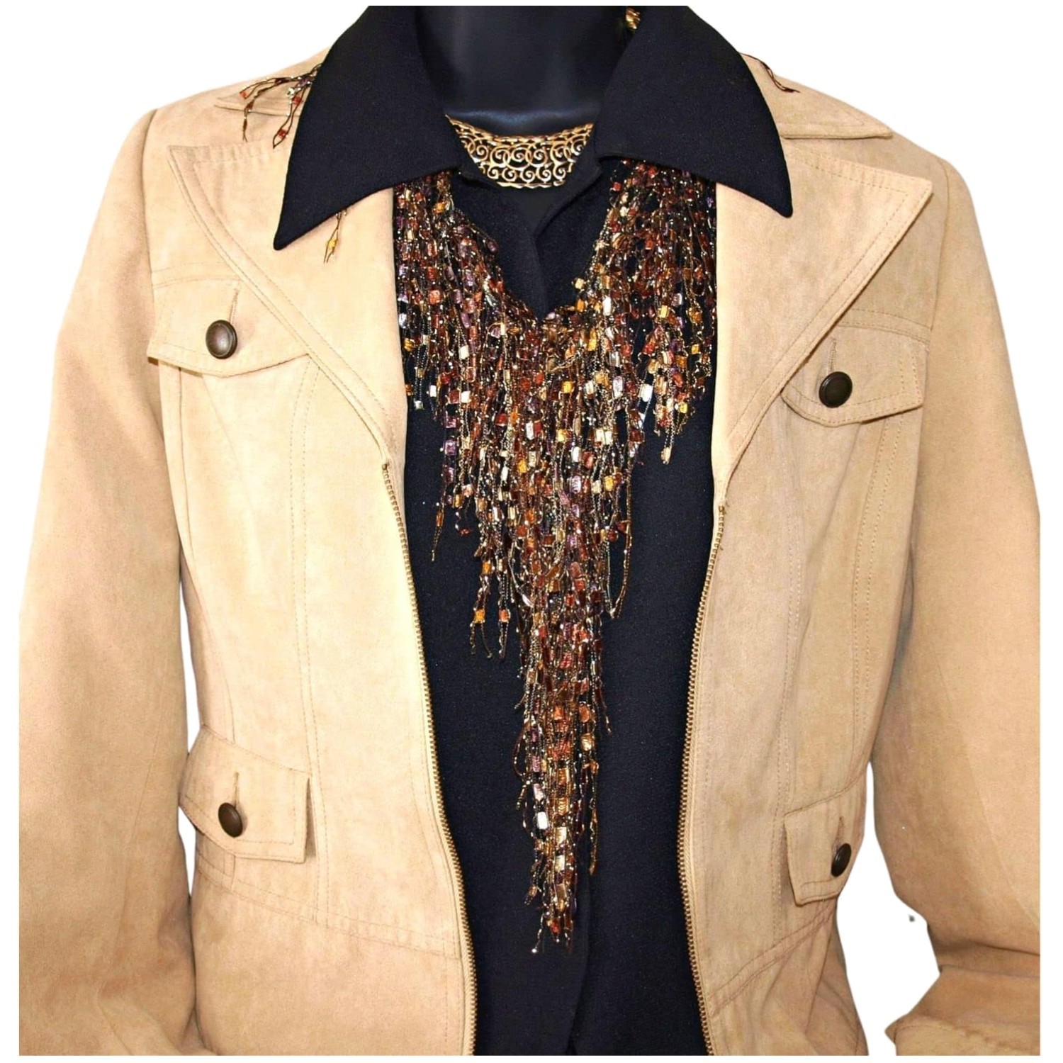 Lightweight Animal Print Scarf for Women