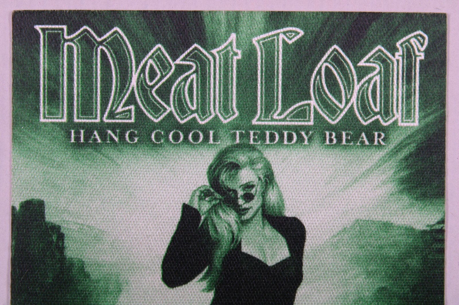 Meat Loaf Working Pass Original Hang Cool Teddy Bear Tour Manchester c. 2010